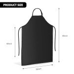 GoldPig 2 Pack Waterproof Rubber Work Aprons