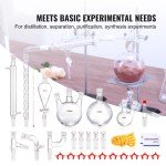 1000ml Lab Distillation Kit - 29 pcs Glassware