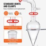 1000ml Lab Distillation Kit - 29 pcs Glassware