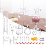 1000ml Lab Distillation Kit - 29 pcs Glassware