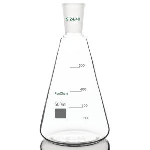 24/40 Borosilicate Glass Erlenmeyer Flask