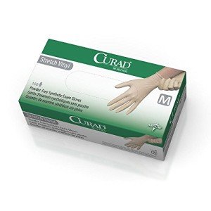 Medium Stretch Vinyl Exam Gloves, Latex Free (150 Ct)