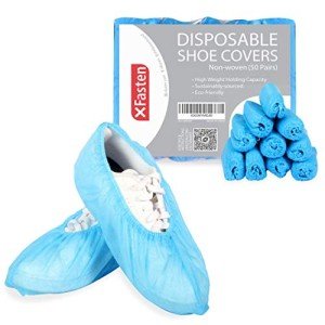 XFasten Eco-Friendly Disposable Shoe Covers - 100 Pack