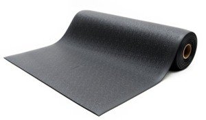 Bertech Anti-Fatigue Floor Mat, 3' x 10' Black