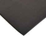 Bertech Anti-Fatigue Floor Mat, 3' x 10' Black