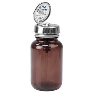 Menda 4 oz Amber Glass Liquid Dispensing Bottle