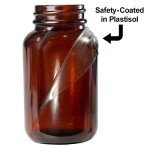 Menda 4 oz Amber Glass Liquid Dispensing Bottle