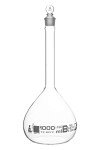 1000ml Volumetric Flask with Glass Stopper - Eisco