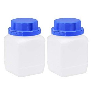 Plastic Lab Chemical Reagent Bottle - 450ml, 2pcs