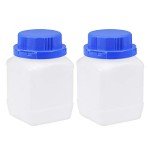 Plastic Lab Chemical Reagent Bottle - 450ml, 2pcs