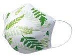 Beesure BE2340 Floral Design Face Mask, Fern Green