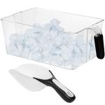 Ice Cube Tray with Scoop and Storage Bin