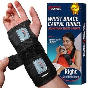 Adjustable Night Wrist Brace for Pain Relief
