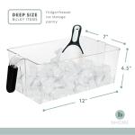 Ice Cube Tray with Scoop and Storage Bin