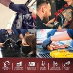 London Labs Heavy Duty Black Nitrile Exam Gloves