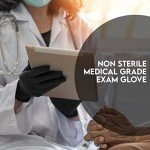 London Labs Heavy Duty Black Nitrile Exam Gloves