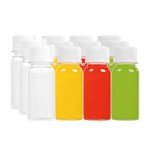 2 Ounce Clear Plastic Mini Shot Bottles, 100 Pack