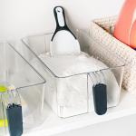 Ice Cube Tray with Scoop and Storage Bin