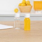 2 Ounce Clear Plastic Mini Shot Bottles, 100 Pack