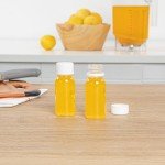 2 Ounce Clear Plastic Mini Shot Bottles, 100 Pack