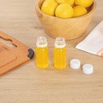 2 Ounce Clear Plastic Mini Shot Bottles, 100 Pack