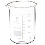 Borosilicate Glass Beaker Set - 600mL (4-Pack)