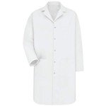 Red Kap Men's White Medical Lab Coat, Small