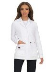 Betsey Johnson White Canna Lab Coat - Medium