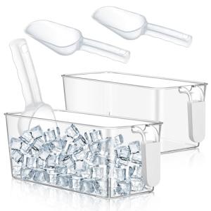 Havawish Ice Bin and Scoop Set for Freezer