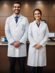 Unisex Cotton Lab Coat for Students & Professionals