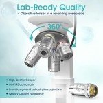 Trinocular Microscope with 5MP Camera and LCD Screen