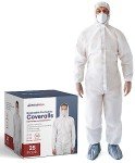 Disposable Hazmat Suits 25 Pack, 2X-Large