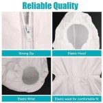 FURWEY Disposable Hazmat Suits - 3 Pack, Heavy Duty