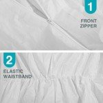 FURWEY Disposable Hazmat Suits - 3 Pack, Heavy Duty