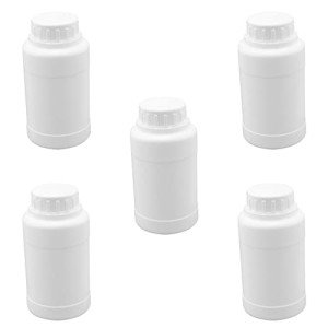 5Pcs 250ml Plastic Laboratory Reagent Bottles