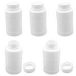 5Pcs 250ml Plastic Laboratory Reagent Bottles
