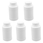 5Pcs 250ml Plastic Laboratory Reagent Bottles