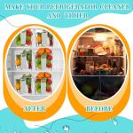 Havawish Ice Bin and Scoop Set for Freezer