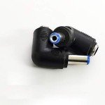 90-Degree DC Power Connector Adapter - 3 Pack