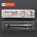EasyTouch 1ML Luer-Lock Syringe Barrels - 100 Pack
