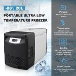 20L Portable Ultra Low Temp Lab Freezer