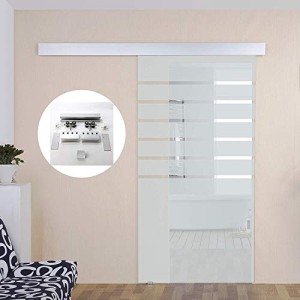 Sliding Barn Door Hardware Track Kit - 4.9FT