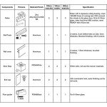 Sliding Barn Door Hardware Track Kit - 4.9FT