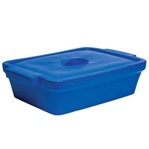 Stackable 9L Blue Ice Pan with Lid