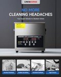 CREWORKS 3L Digital Ultrasonic Cleaner for Tools