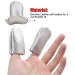 Cowhide Felting Finger Protectors - 10 Pack