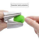 Cowhide Felting Finger Protectors - 10 Pack
