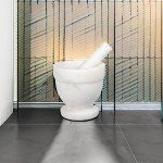 Natural Marble Mortar and Pestle Set - 4