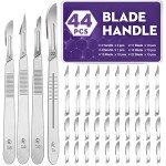 44 PCS Surgical Scalpel Blades with Handles