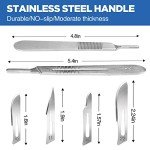 44 PCS Surgical Scalpel Blades with Handles